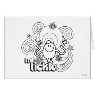 Herr Tickle   Schwarz-Weiß-Wirbel und Sterne