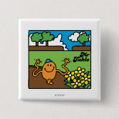 Herr Tickle | Spaß im Freien Button (Vorderseite)