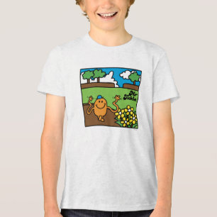 Herr Tickle   Spaß im Freien Tri-Blend Shirt