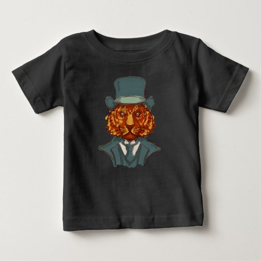 Herr Tiger Baby T-shirt (Vorderseite)