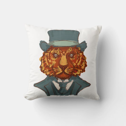 Herr Tiger Kissen (Vorderseite)