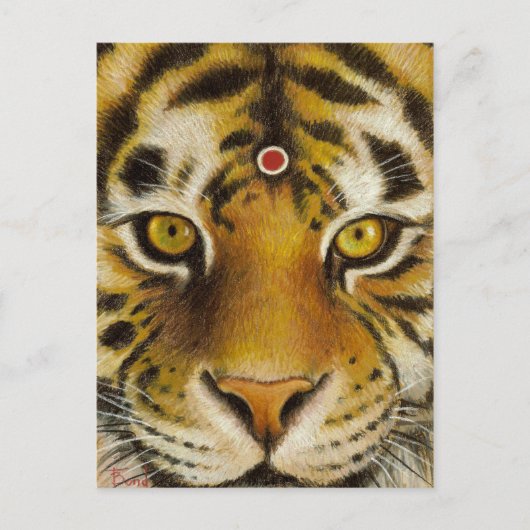 Herr Tiger Postkarte (Vorderseite)