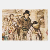 Herr Toad kauft ein Ticket von Arthur Rackham Geschenkpapier Set (Vorderseite)