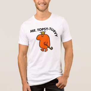 Herr Topsy-Turvy Hut und Spazierstock auf dem Ko Tri-Blend Shirt