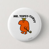 Herr Topsy-Turvy | Updown Hat & Cane Button (Vorderseite)