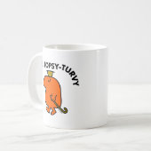 Herr Topsy-Turvy | Updown Hat & Cane Kaffeetasse (Vorderseite Links)