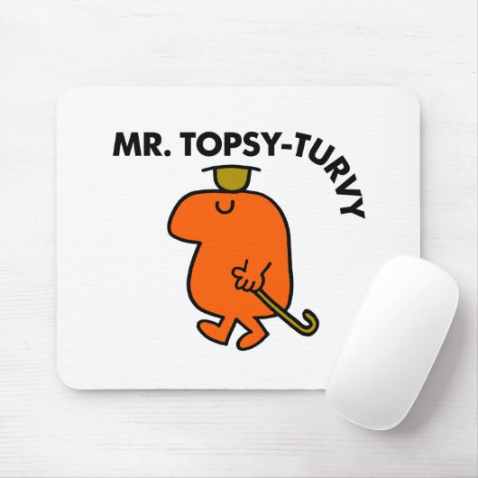 Herr Topsy-Turvy | Updown Hat & Cane Mousepad (Mit Mouse)
