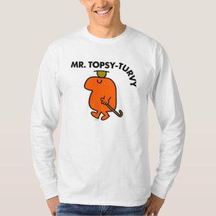 Herr Topsy-Turvy   Updown Hat & Cane T-Shirt
