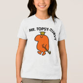 Herr Topsy-Turvy | Updown Hat & Cane Tri-Blend Shirt (Vorderseite)