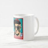 Herr Trail Safety, Weg-Marke Botschafter Kaffeetasse (VorderseiteRechts)