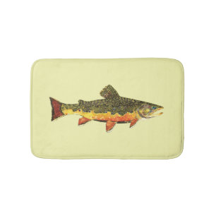 Herr Trout Whiskers' Brookie, Salvelinus fontinali Badematte