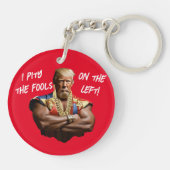 Herr Trump - Ich bedauere die Dummköpfe der Links! Schlüsselanhänger (Rückseite)