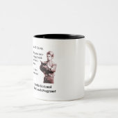 Herr Trump, kann ich noch etwas mehr haben? Zweifarbige Tasse (VorderseiteRechts)