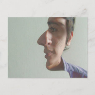 Herr Two Face Postkarte