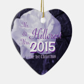 Herr u. Frau 2 versahen 1. Weihnachts-u. Keramikornament (Rechts)