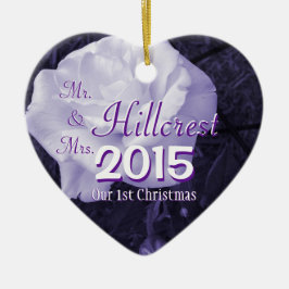 Herr u. Frau 2 versahen 1. Weihnachts-u. Keramikornament