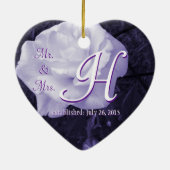 Herr u. Frau 2 versahen 1. Weihnachts-u. Keramikornament (Hinten)