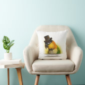 Herr u. Frau Caique Realistic Painting Kissen (Stuhl )