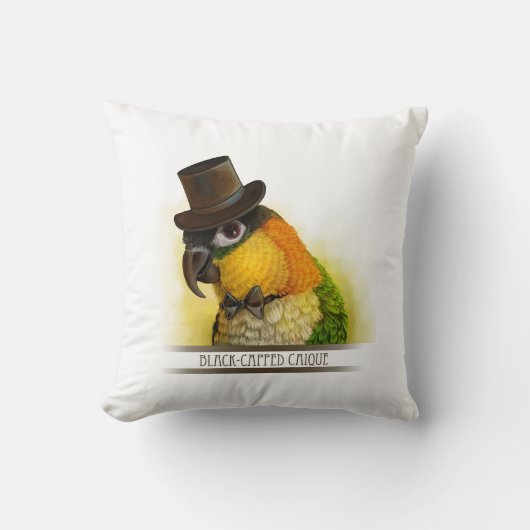 Herr u. Frau Caique Realistic Painting Kissen (Vorderseite)