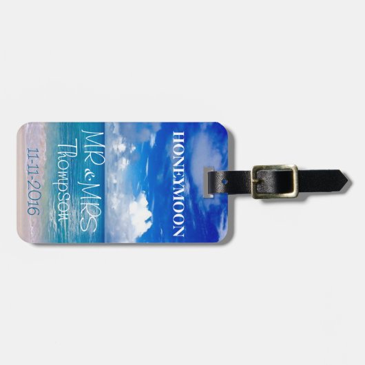 Herr u. Frau der Reise-| des Gepäckanhänger-| der Gepäckanhänger (Vorderseite horizontal)