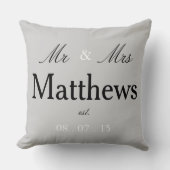 Herr u. Frau est. Kissen (Vorderseite)