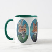 Herr-u. Frau-Fox Mug Fox Mug viktorianische Tasse (Links)