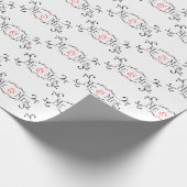 Herr u. Frau Hochzeit Geschenkpapier (Ecke)