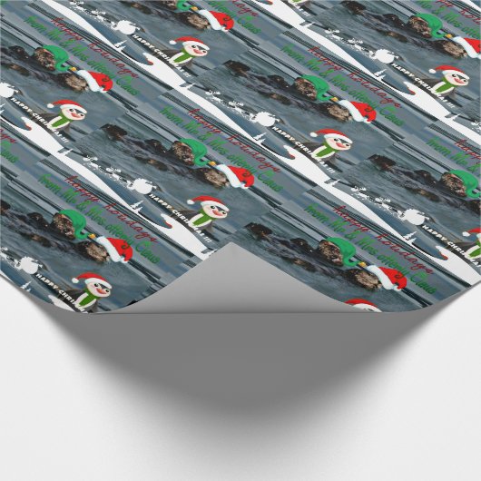 Herr-u. Frau-Otterly Klaus Feriengeschenk Geschenkpapier (Ecke)