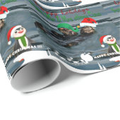 Herr-u. Frau-Otterly Klaus Feriengeschenk Geschenkpapier (Rolleneckpunkt)