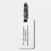 Herr u. Frau Reise Gepäckanhänger | Foxes Paare (Rückseite vertikal)