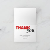 Herr-u. Frau-Watermelon Custom Thank You Dankeskarte (Innenseite)