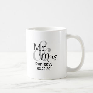Herr u. Frau Wedding Date mit verheiratetem Kaffeetasse