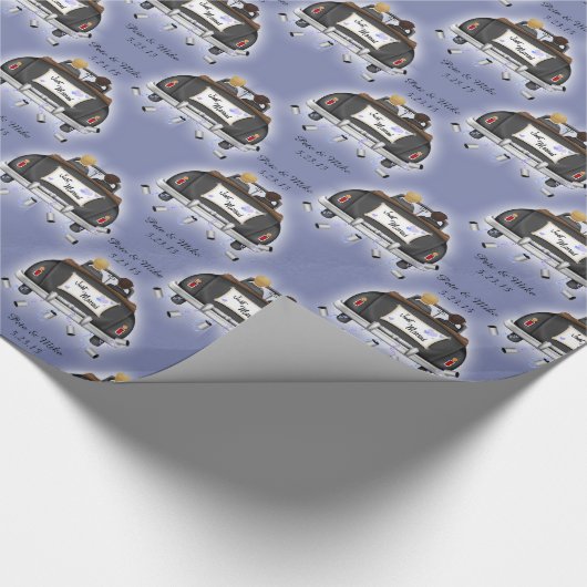 Herr-u. Hochzeits-Geschenk-Verpackung Geschenkpapier (Ecke)