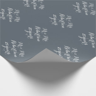 Herr und Frau 25. Hochzeitstag Geschenkpapier