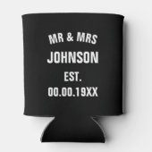 Herr und Frau 50. Hochzeitstag kann Kühler Dosenkühler (Rückseite)