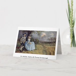 Herr und Frau Andrews von Thomas Gainsborough Karte