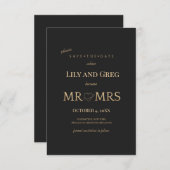 Herr und Frau Ankündigung Datum freihalten (Vorne/Hinten)