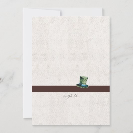 Herr und Frau Bear Einladung (Rückseite)