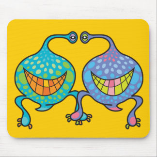 Herr-und Frau-Blob Cartoon Fun Alien Geschenk Mousepad