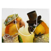 Herr und Frau Caique Große Geschenktüte (Rückseite)