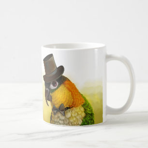 Herr und Frau Caique Realistische Malerei Kaffeetasse