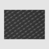 Herr und Frau Classic Script Calligraphy Tissue Pa Seidenpapier (Vorderseite)