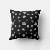 Herr und Frau Claus, afroamerikanischer Weihnachts Kissen (Rückseite)