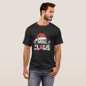 Herr und Frau Claus Matching Christmas Pajamas für T-Shirt (Vorne ganz)