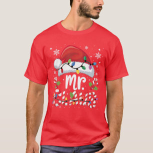 Herr und Frau Claus Paare Passende Weihnachtsfrau T-Shirt