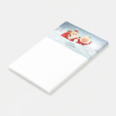 Herr und Frau Claus Post-it Klebezettel (angewinkelt)