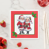 Herr und Frau Claus Serviette (Beispiel)