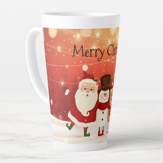 Herr und Frau Claus Snowman und Rudolph Milchtasse (Linke Ecke)