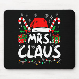Herr und Frau Claus Weihnachtsmann-Hut Paare Famil Mousepad