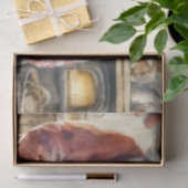 Herr und Frau Clause Niedliche Weihnachten Seidenpapier (Geschenk)